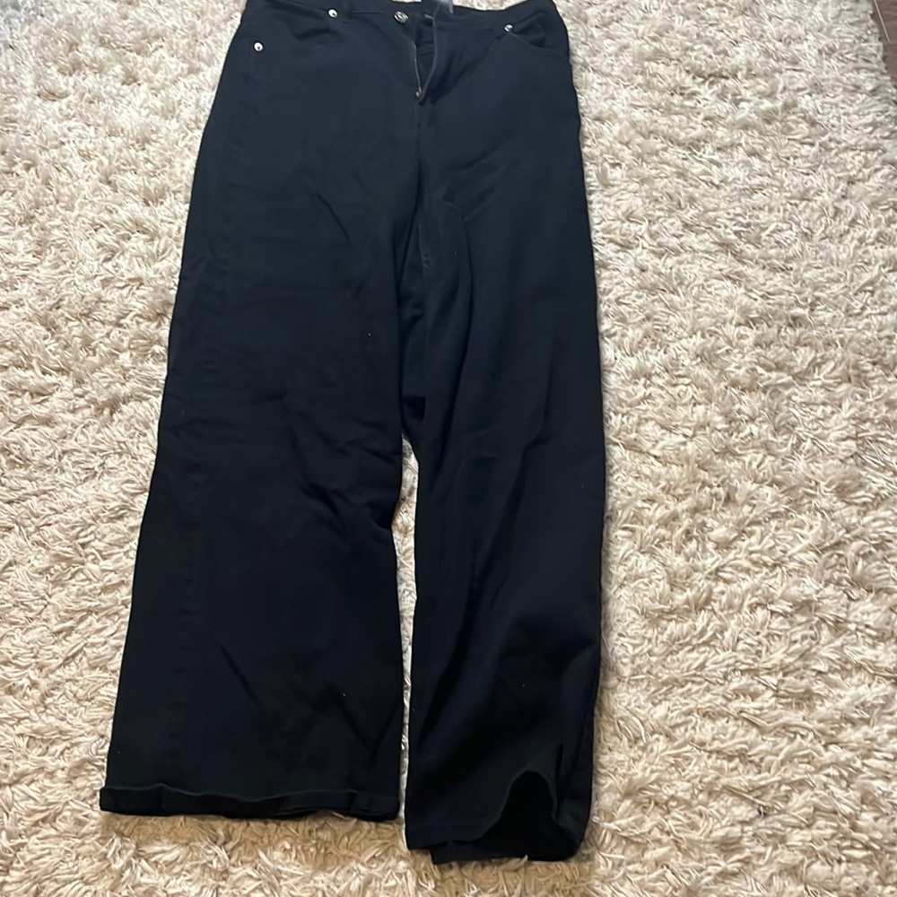 H&M wide leg twill pants